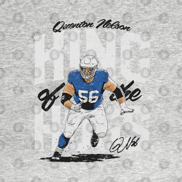 Quenton Nelson Indianapolis King Of The Hogs by MASTER_SHAOLIN